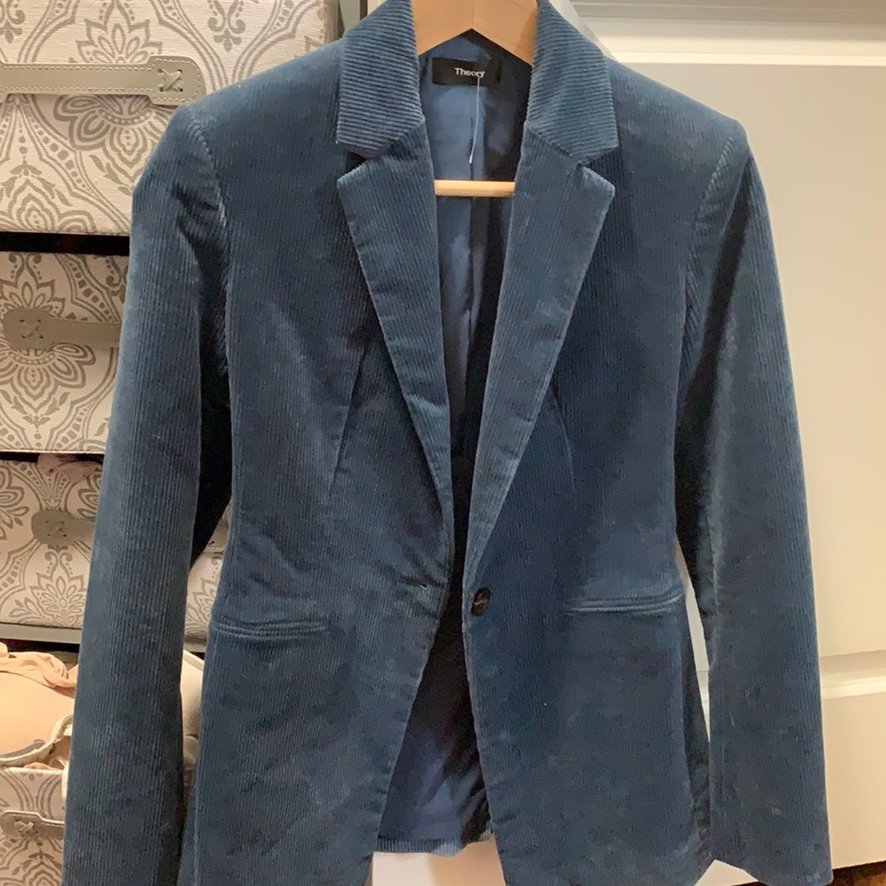 Theory Suede Blazer 00